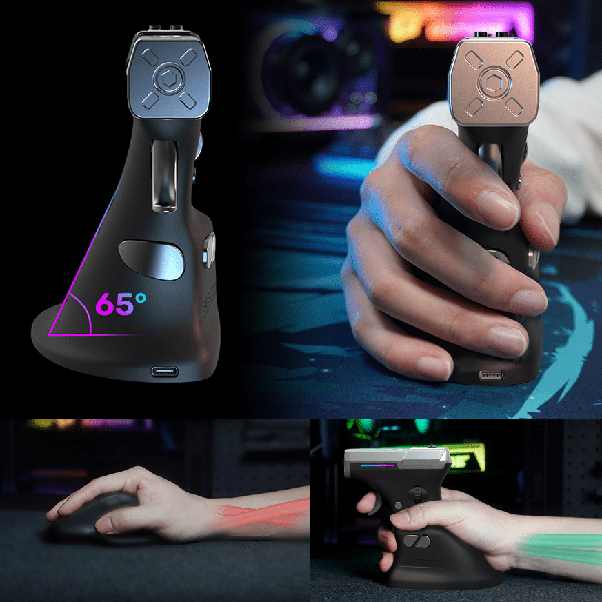 ErgoStrike7: Next-Gen FPS Gaming Mouse with Recoil