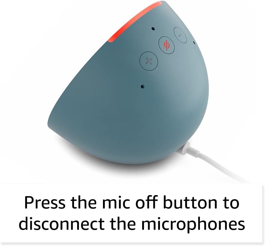 Amazon Echo Pop (newest model), Our smallest Alexa speaker, Fits in any room, Charcoal