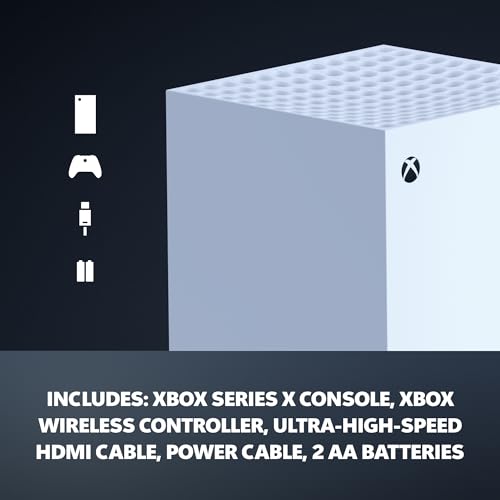Xbox Series X - All Digital Gaming Console - 1TB SSD - Includes Wireless Controller - 4K Gaming - 120FPS - Robot White