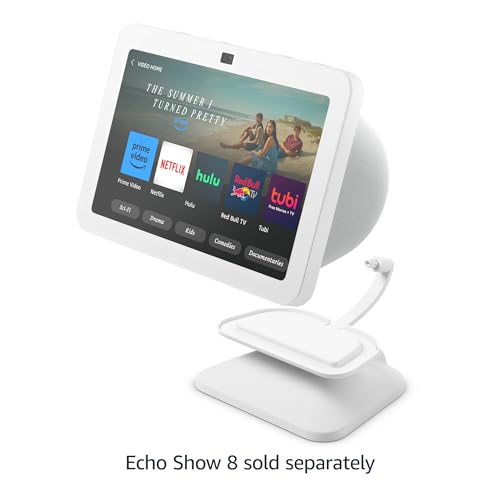Echo Show 8 (3rd Gen) Adjustable Stand with USB-C Charging Port | Charcoal