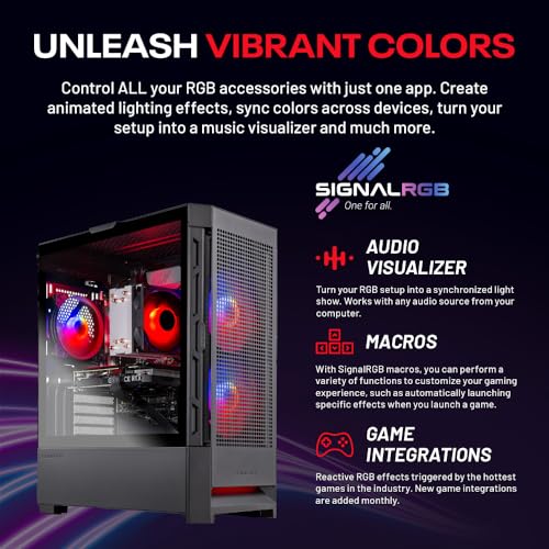 Skytech Gaming Blaze4 Mini Desktop PC, Ryzen 7 5700 3.7 GHz (4.6GHz), NVIDIA RTX 4060 8GB, 1TB NVMe SSD, 16GB DDR4 RAM 3200, 650W Gold PSU, Wi-Fi, Win 11