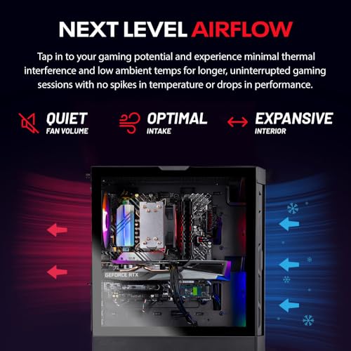 Skytech Gaming Blaze4 Mini Desktop PC, Ryzen 7 5700 3.7 GHz (4.6GHz), NVIDIA RTX 4060 8GB, 1TB NVMe SSD, 16GB DDR4 RAM 3200, 650W Gold PSU, Wi-Fi, Win 11