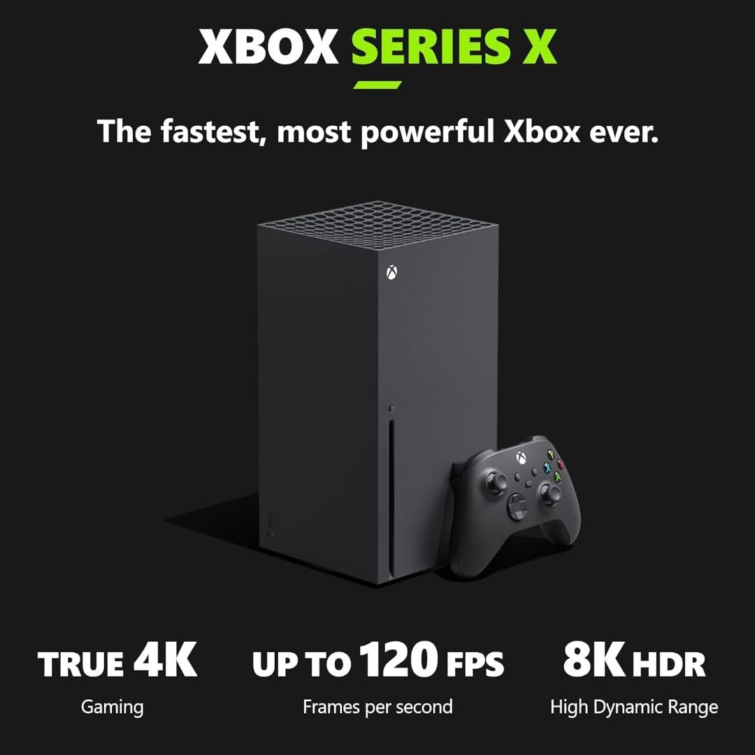 Xbox Series X - All Digital Gaming Console - 1TB SSD - Includes Wireless Controller - 4K Gaming - 120FPS - Robot White