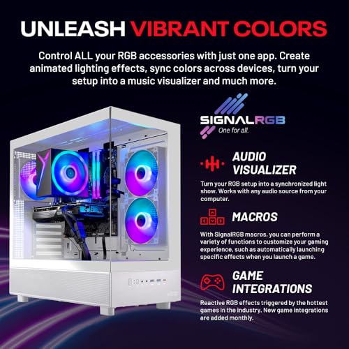 Skytech Gaming Blaze4 Mini Desktop PC, Ryzen 7 5700 3.7 GHz (4.6GHz), NVIDIA RTX 4060 8GB, 1TB NVMe SSD, 16GB DDR4 RAM 3200, 650W Gold PSU, Wi-Fi, Win 11