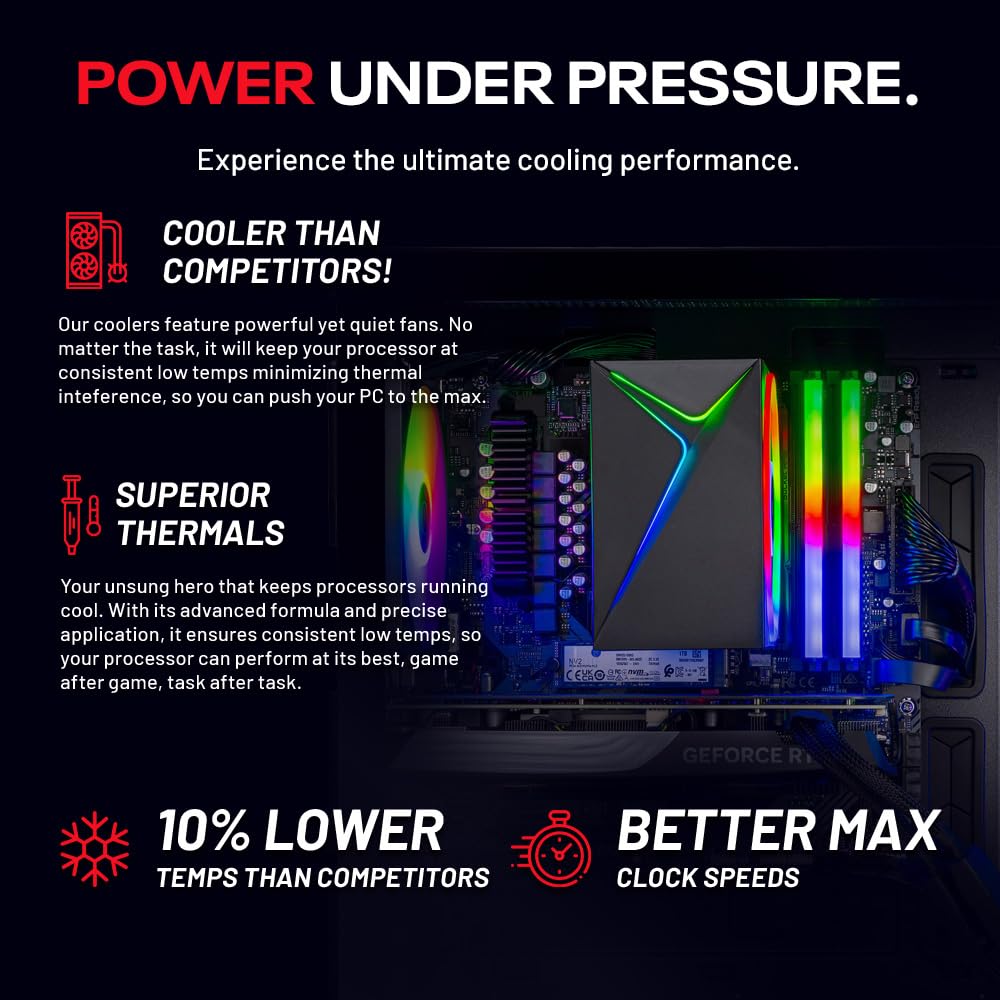 Skytech Gaming Blaze4 Mini Desktop PC, Ryzen 7 5700 3.7 GHz (4.6GHz), NVIDIA RTX 4060 8GB, 1TB NVMe SSD, 16GB DDR4 RAM 3200, 650W Gold PSU, Wi-Fi, Win 11