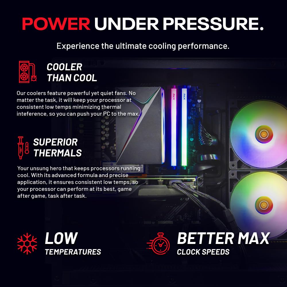 Skytech Gaming Azure 3 Desktop PC, Ryzen 7 9700X 3.8 GHz (5.5GHz), NVIDIA RTX 5060, 1TB NVMe SSD, 16GB DDR5 RAM 6000, 850W Gold ATX 3 PSU, 360mm ARGB AIO, Wi-Fi, Win 11