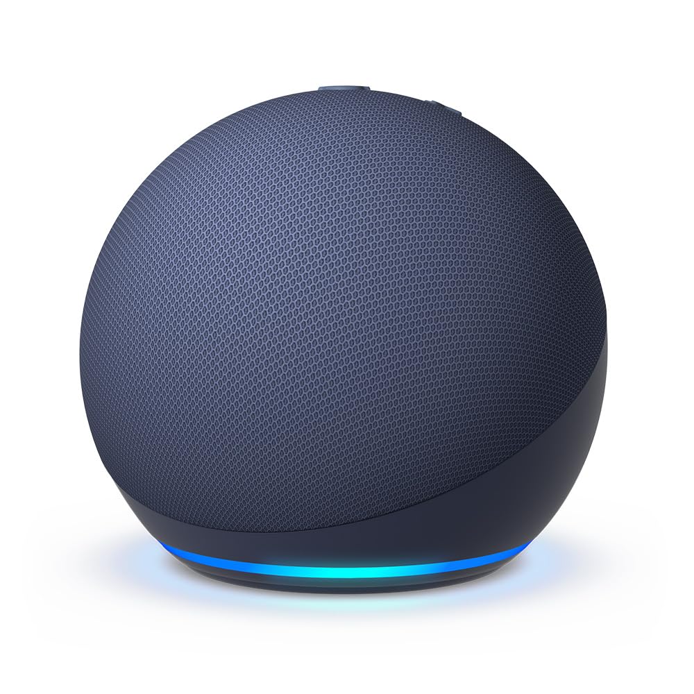 Amazon Echo Dot (newest model), Vibrant sounding Alexa speaker, Great for bedrooms, dining rooms and offices, Charcoal