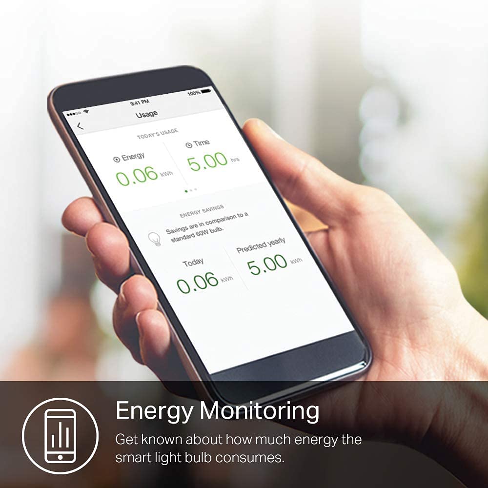 Kasa Smart Light Bulbs, Full Color Changing Dimmable Smart WiFi Bulbs Compatible with Alexa and Google Home, A19, 9W 800 Lumens,2.4Ghz only, No Hub Required, 4 Count (Pack of 1), Multicolor (KL125P4)