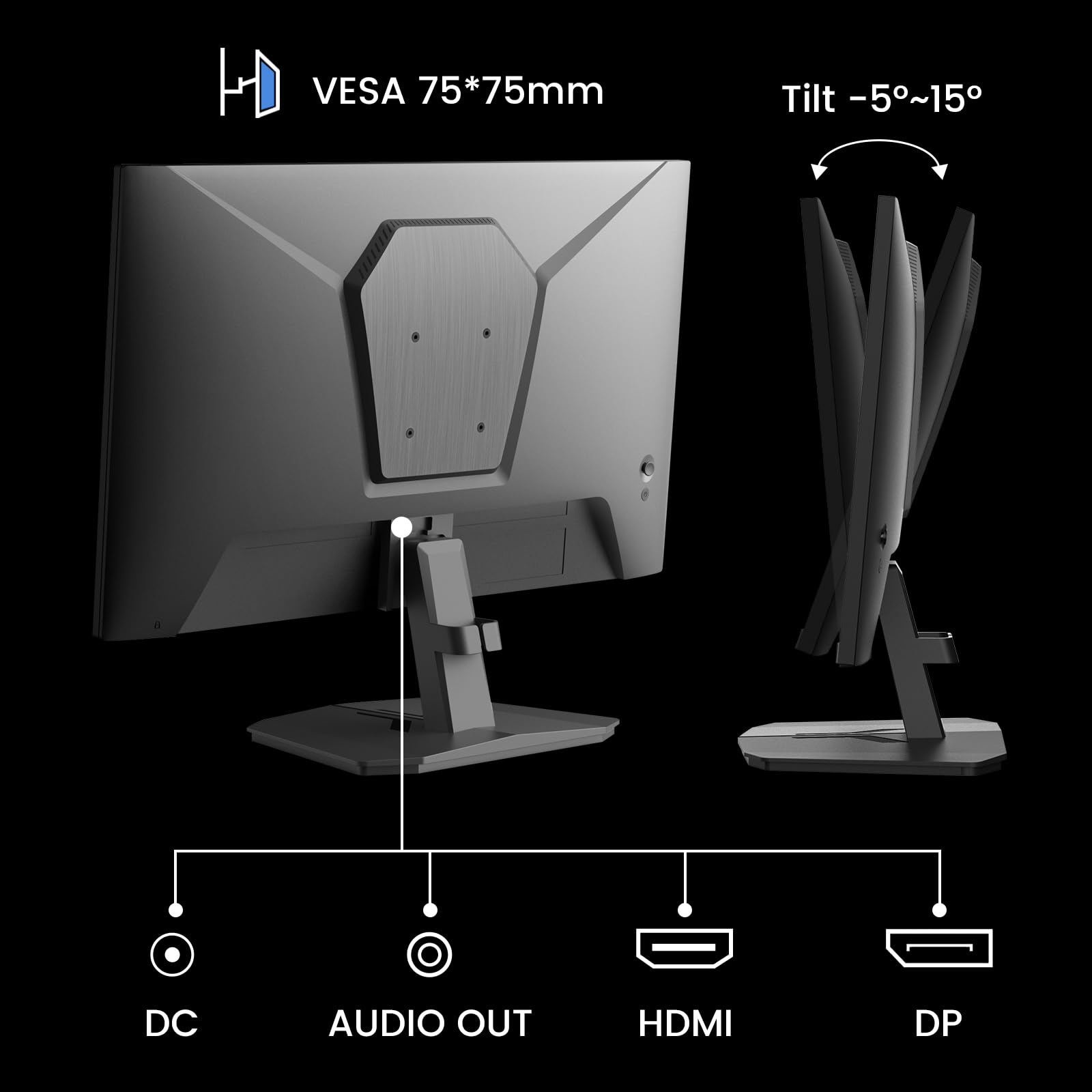 SANSUI 32 Inch Curved 240Hz Gaming Monitor High Refresh Rate, FHD 1080P Gaming PC Monitor HDMI DP1.4, Curved 1500R, 1Ms MPRT, HDR,Metal Stand,VESA Compatible(DP Cable Incl.)
