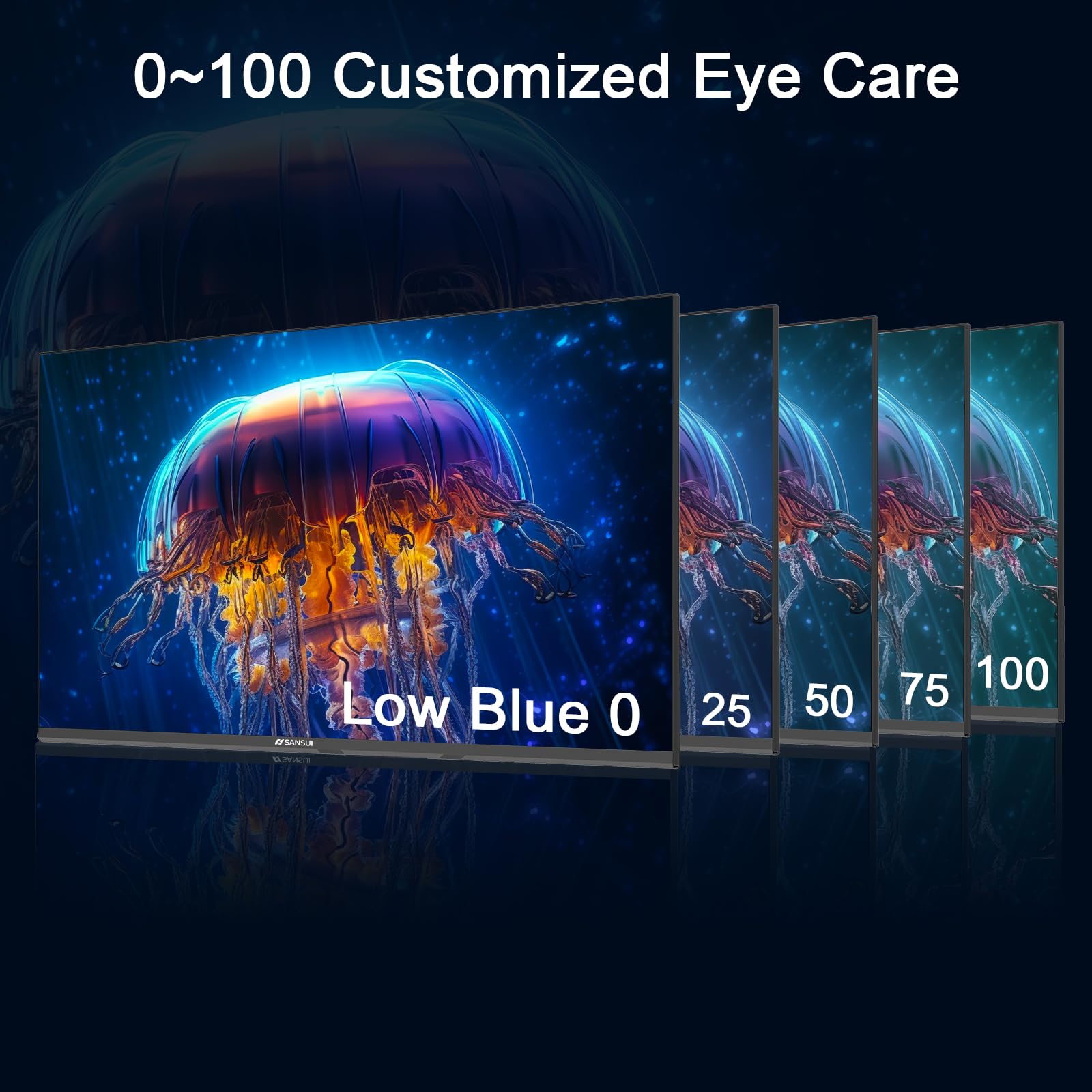 SANSUI 32 Inch Curved 240Hz Gaming Monitor High Refresh Rate, FHD 1080P Gaming PC Monitor HDMI DP1.4, Curved 1500R, 1Ms MPRT, HDR,Metal Stand,VESA Compatible(DP Cable Incl.)