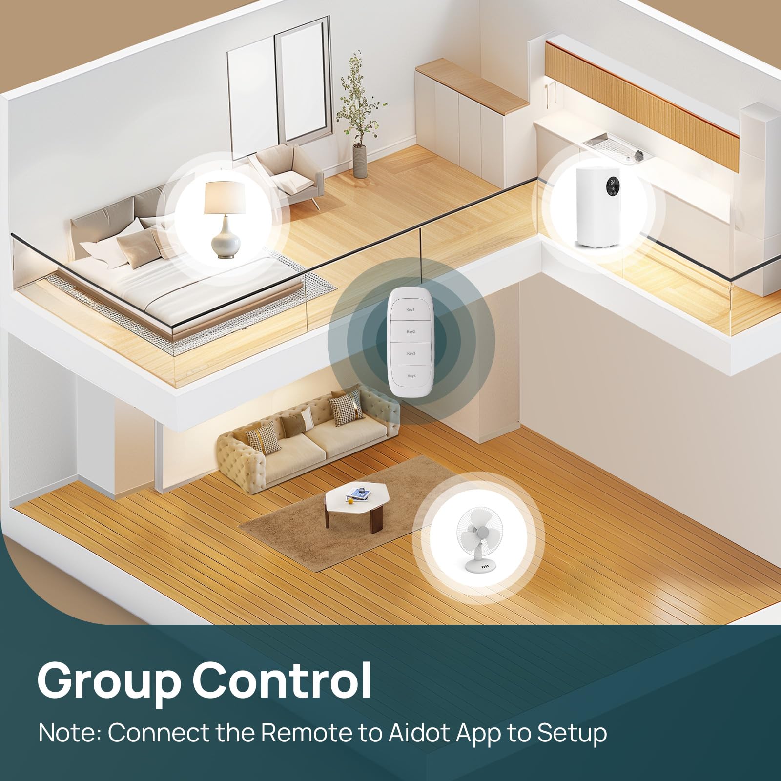 Linkind Matter Smart Plug, Work with Apple Home, Siri, Alexa, Google, SmartThings, Smart Outlet 15A/1800W Max, Smart Home Automation, APP Remote Control,Timer&Schedule, 2.4G Wi-Fi Only, 4 Pack