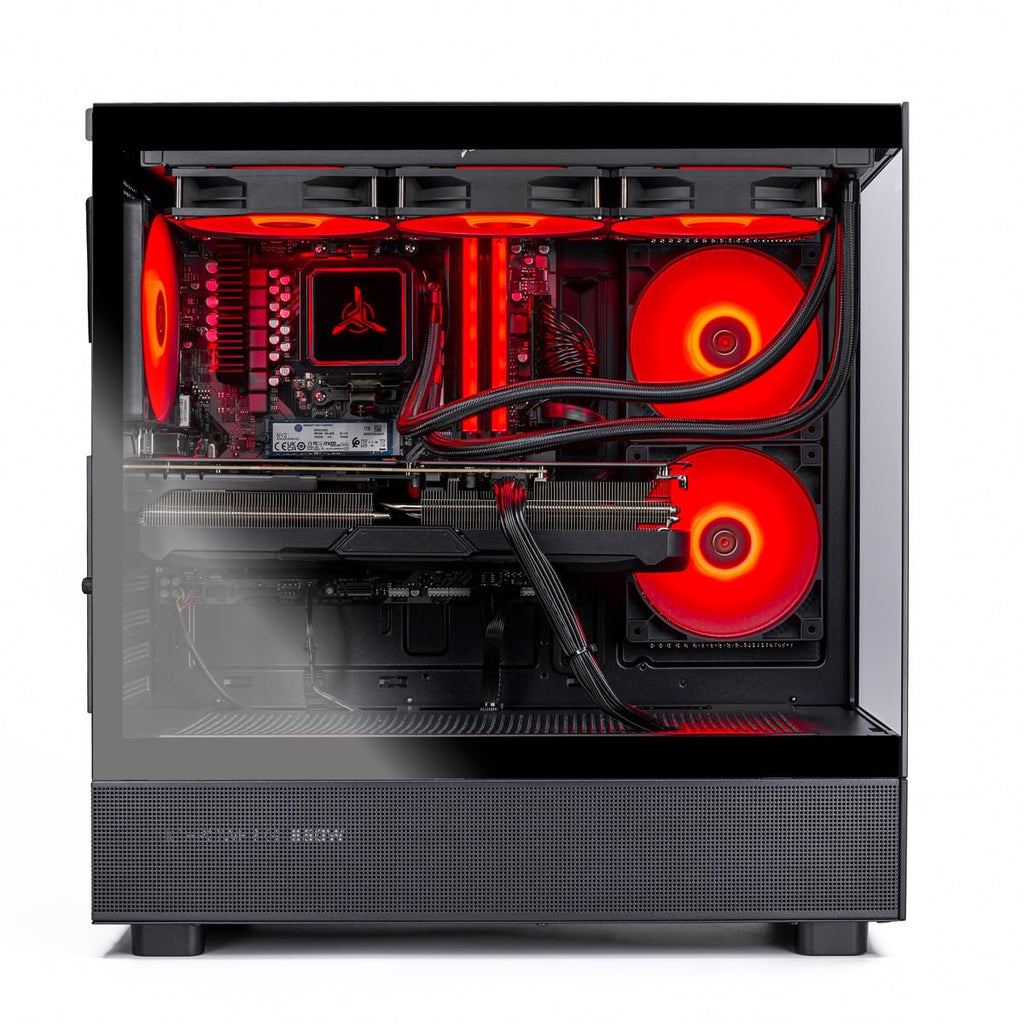 Skytech Gaming Azure 3 Desktop PC, Ryzen 7 9700X 3.8 GHz (5.5GHz), NVIDIA RTX 5060, 1TB NVMe SSD, 16GB DDR5 RAM 6000, 850W Gold ATX 3 PSU, 360mm ARGB AIO, Wi-Fi, Win 11