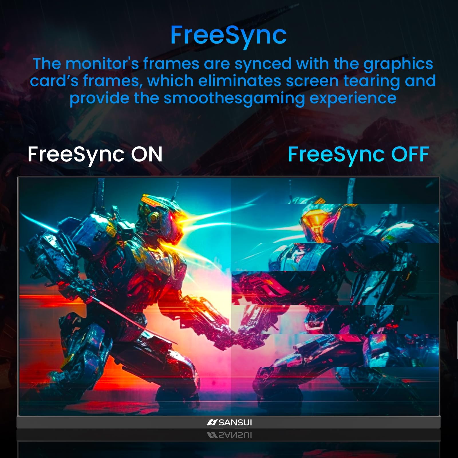 SANSUI 32 Inch Curved 240Hz Gaming Monitor High Refresh Rate, FHD 1080P Gaming PC Monitor HDMI DP1.4, Curved 1500R, 1Ms MPRT, HDR,Metal Stand,VESA Compatible(DP Cable Incl.)