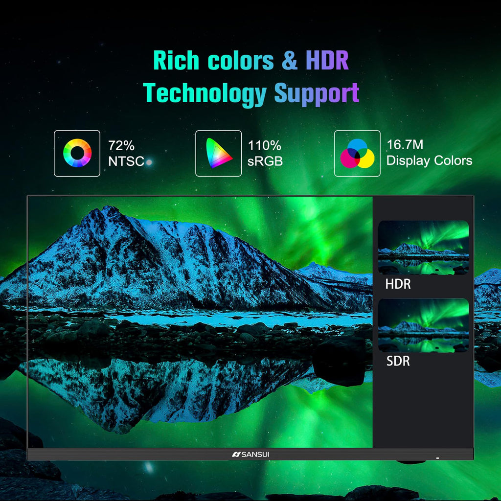 SANSUI 32 Inch Curved 240Hz Gaming Monitor High Refresh Rate, FHD 1080P Gaming PC Monitor HDMI DP1.4, Curved 1500R, 1Ms MPRT, HDR,Metal Stand,VESA Compatible(DP Cable Incl.)